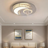 Round Ceiling Fan for Bedroom Pendant Light - Clowas